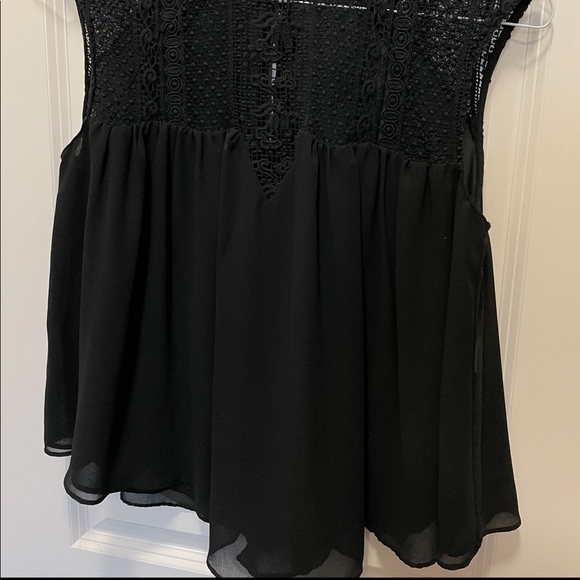 Trafaluc Zara Black Lace Top - Picture 5 of 5